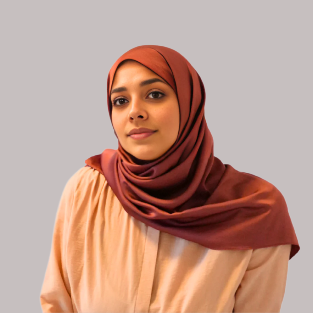 Grain Satin Hijab - Pink Terracotta