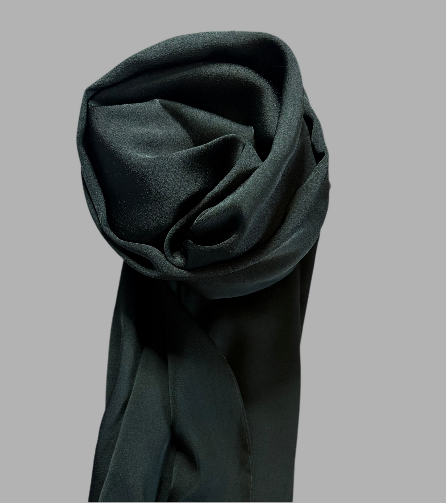 Grain Satin hijab : Dark Green