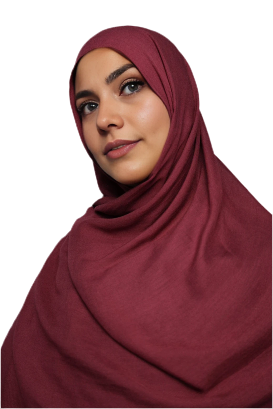 Burgundy Modal Hijab