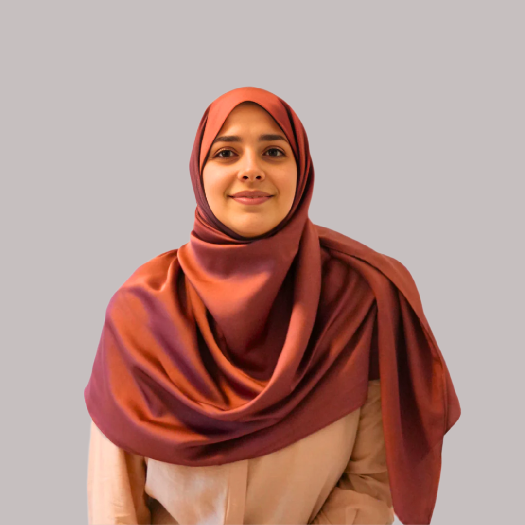 Grain Satin Hijab - Pink Terracotta