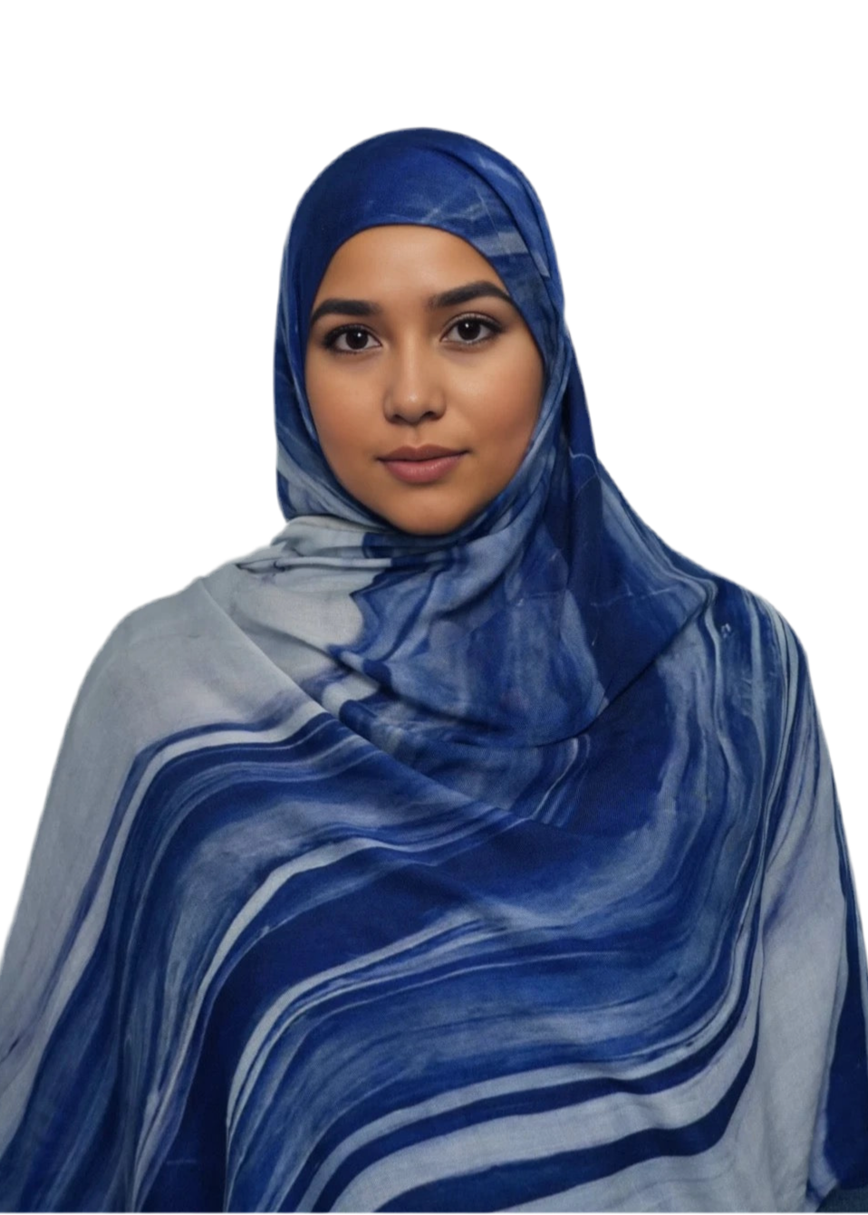 Ocean Mist Printed Modal Hijab