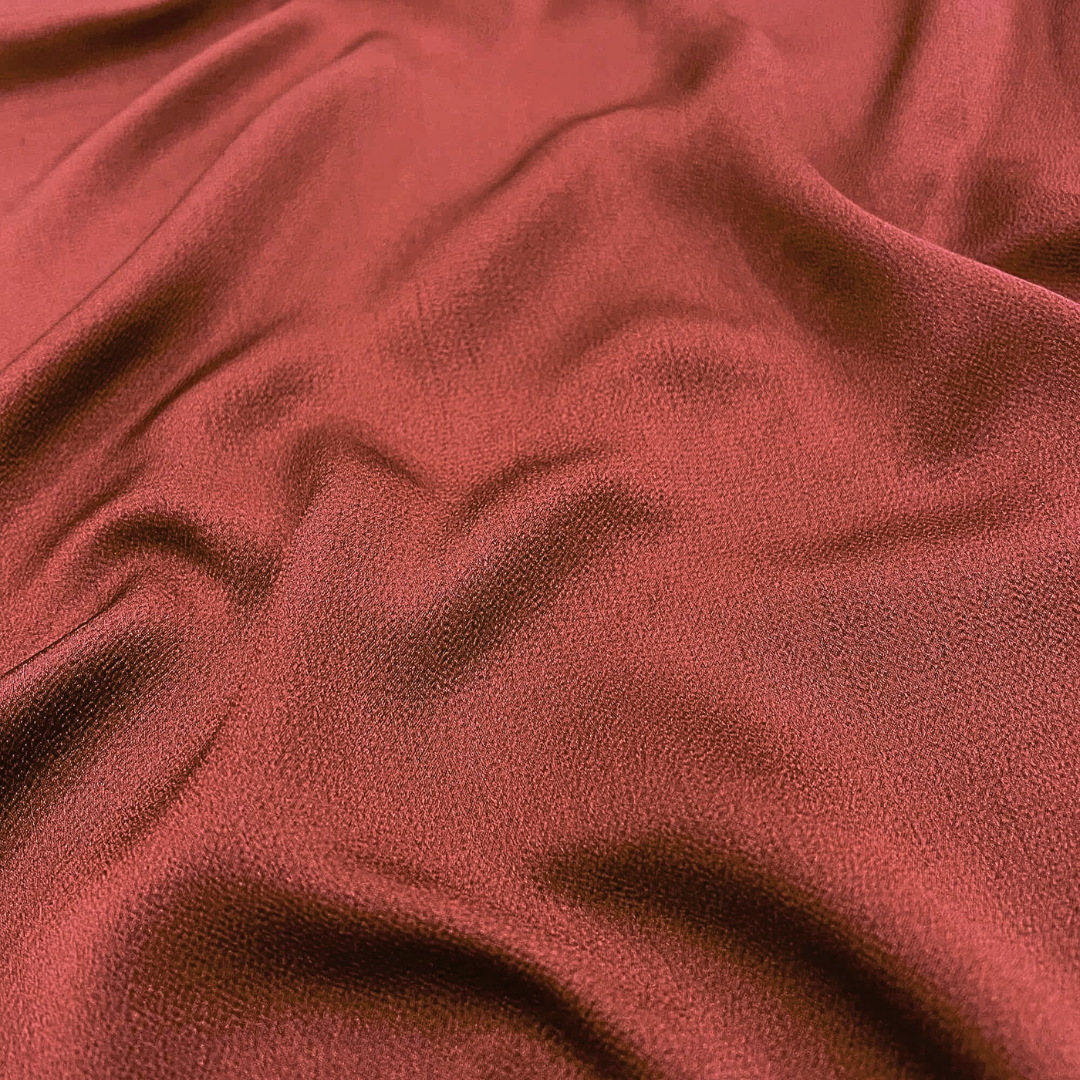 Grain Satin Hijab - Pink Terracotta
