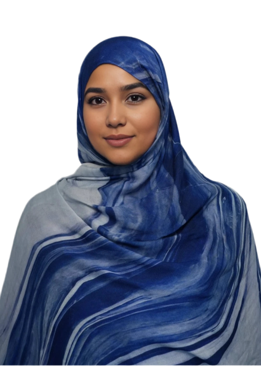 Ocean Mist Printed Modal Hijab