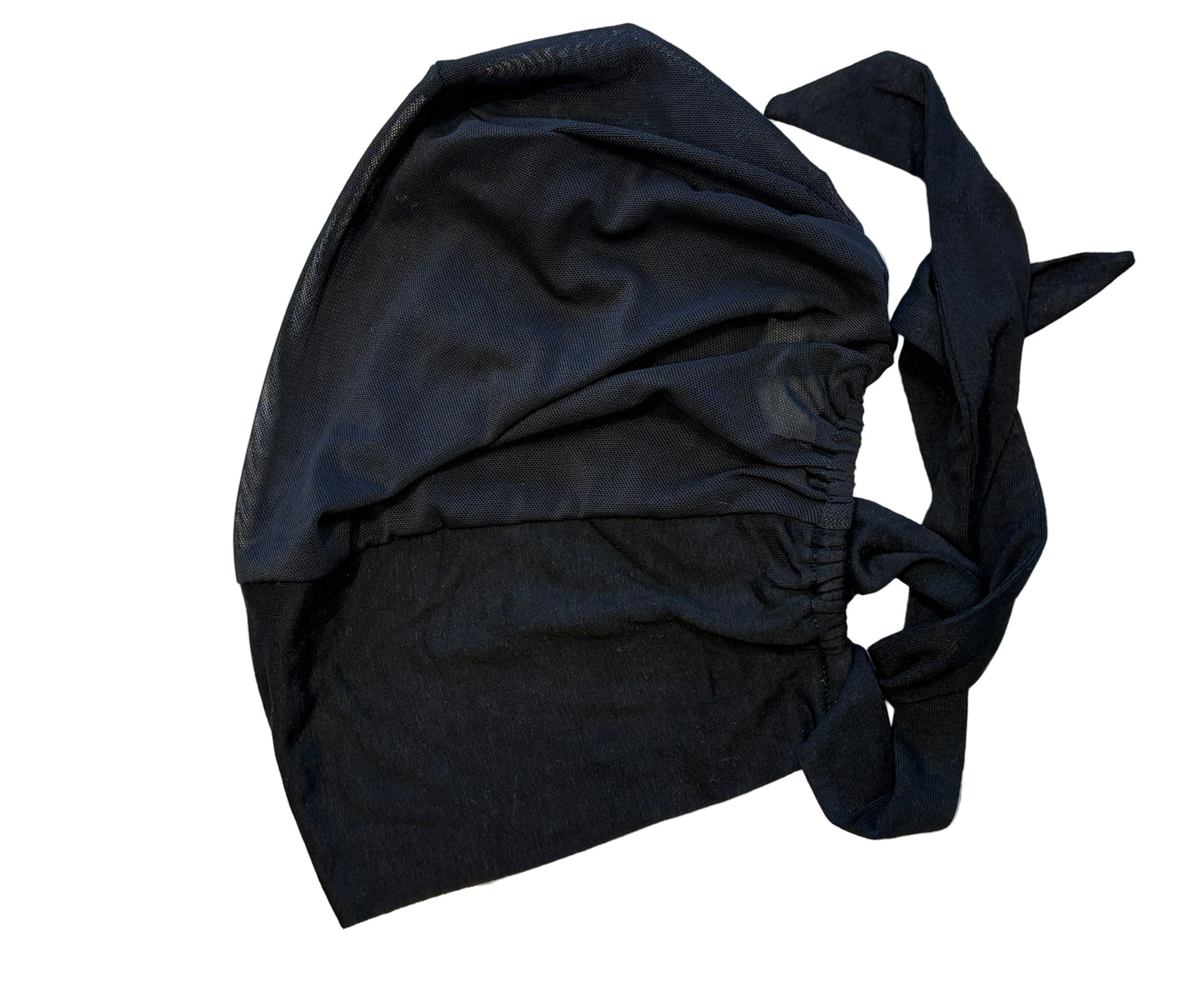 Tie back mesh undercap Black GTA Canada-3