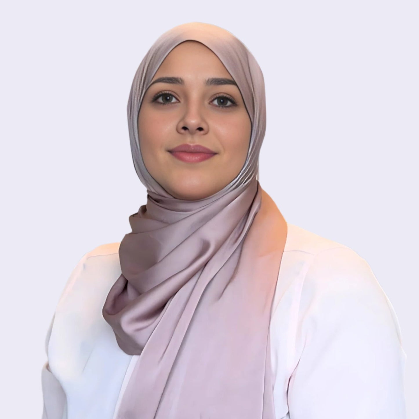 Grain Satin Hijab - Latte