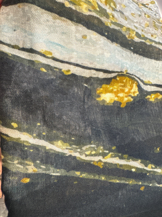 Gilded Sage Marble Hijab