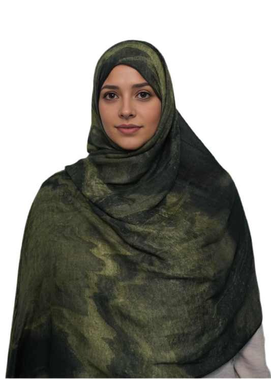 Forest Printed Modal Hijab