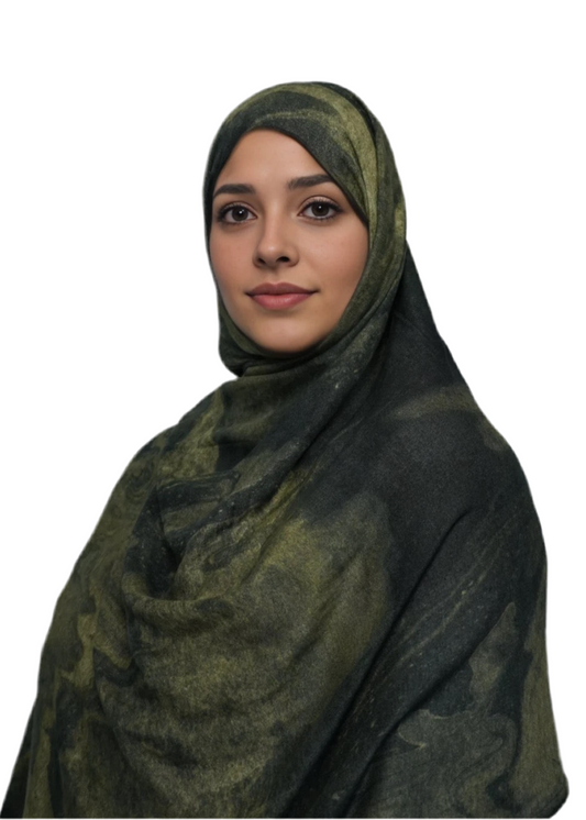 Forest Printed Modal Hijab