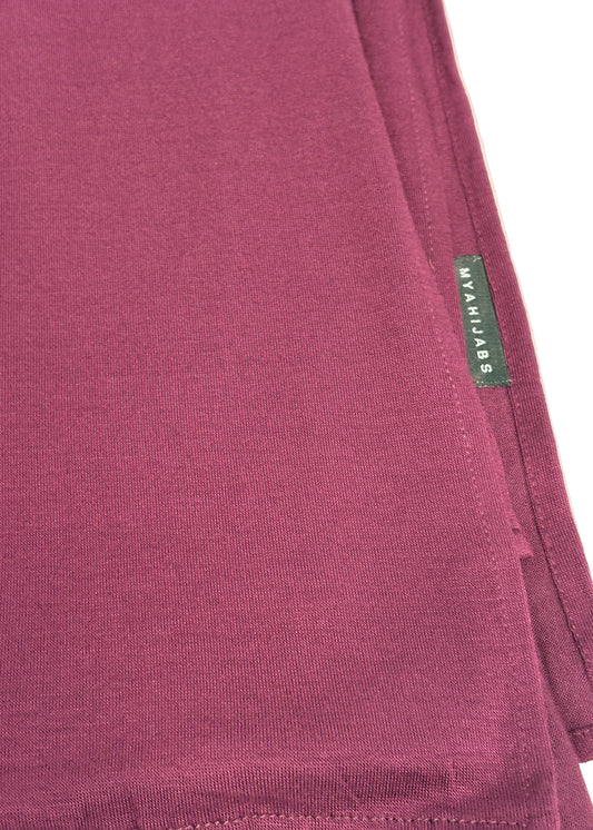 Large Premium Jersey Hijab purple 