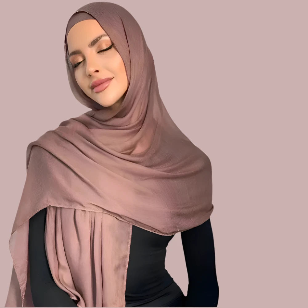 2-Piece Viscose Hijab & Jersey Cap Set