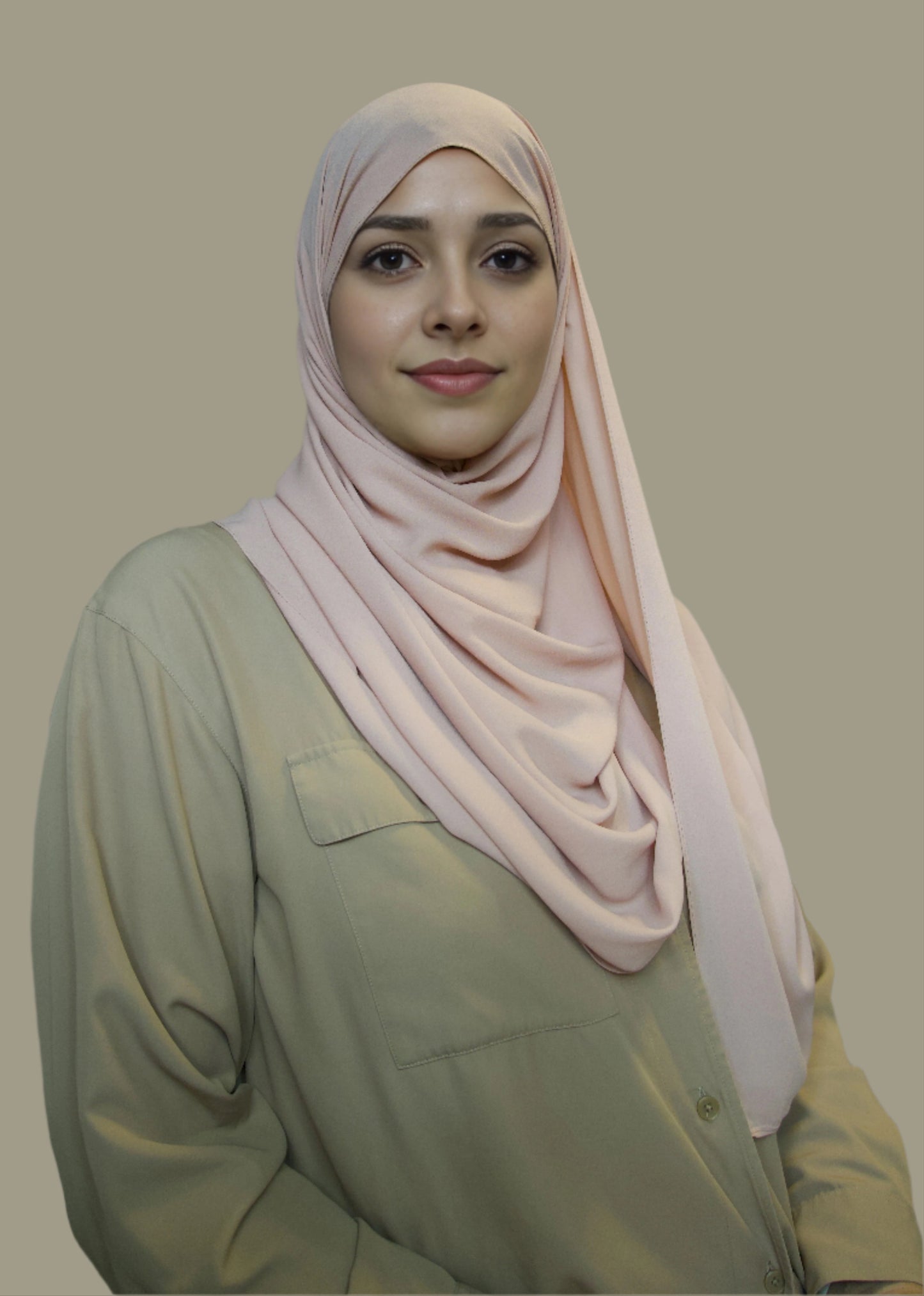 Premium Chiffon : Peach