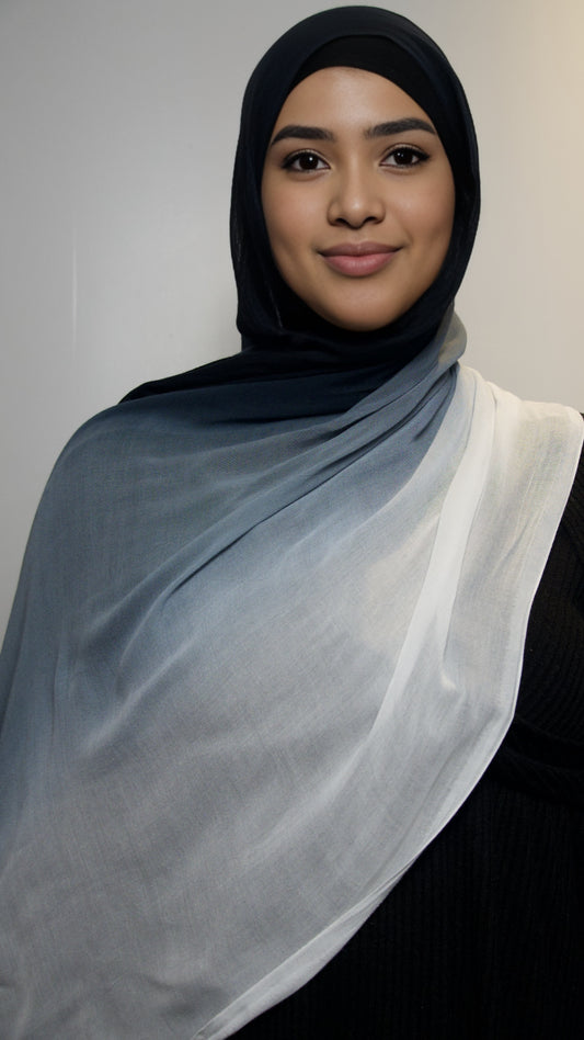 Ombre Modal - Black White