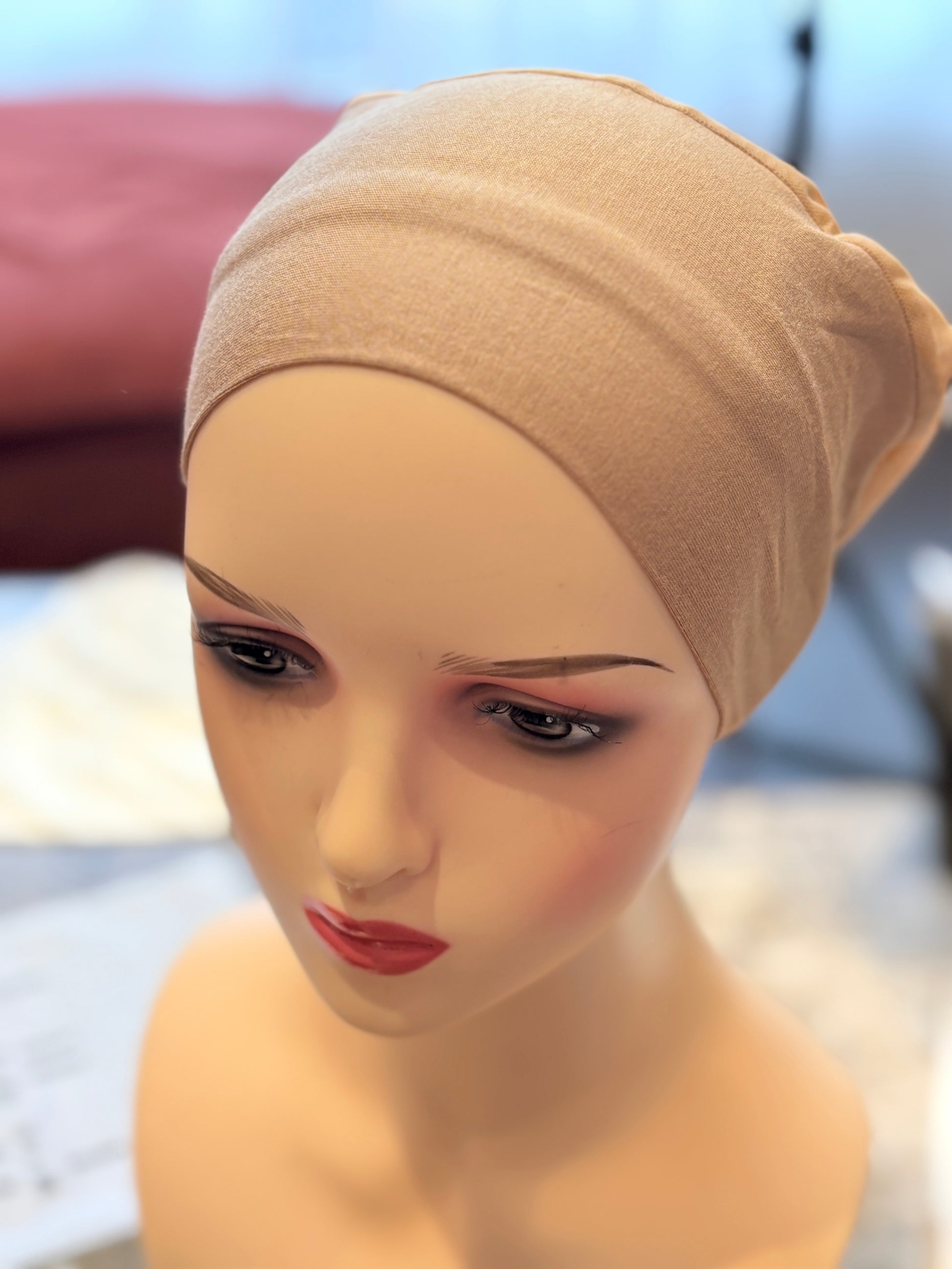 undercap tie back -beige